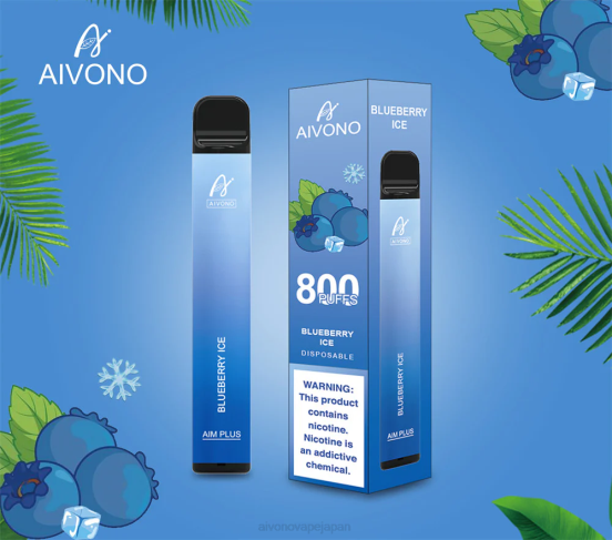 ブルーベリーアイス Aivono AIM PLUS 800 0822175 | Aivono Vape Review